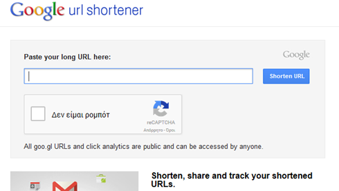 google shortener